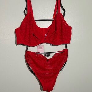 SAVAGE X FENTY UNLINED BRA & CROTCHLESS BIKINI 3X